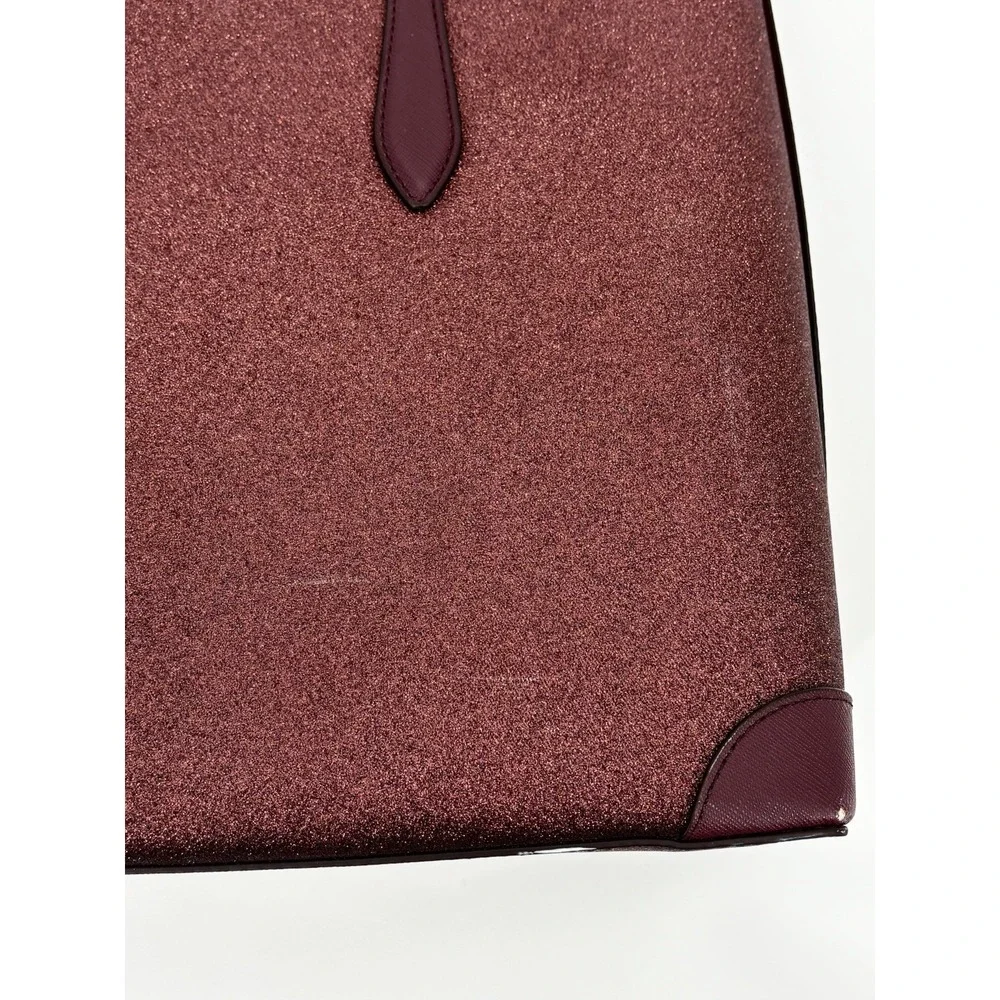 Kate Spade Shimmy Tote Deep Nova Glitter Large Shoulder‎ Bag